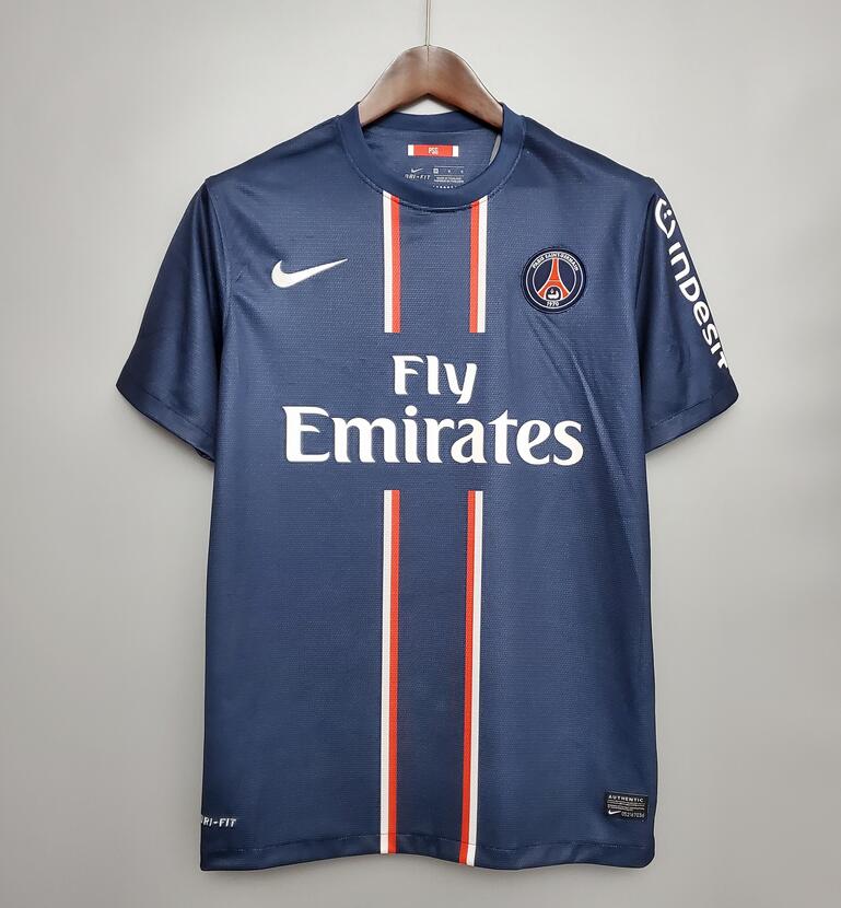 2012-13 PSG Retro Home Kit Soccer Jersey